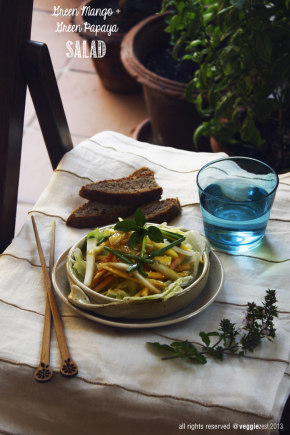 Green papaya & mango salad