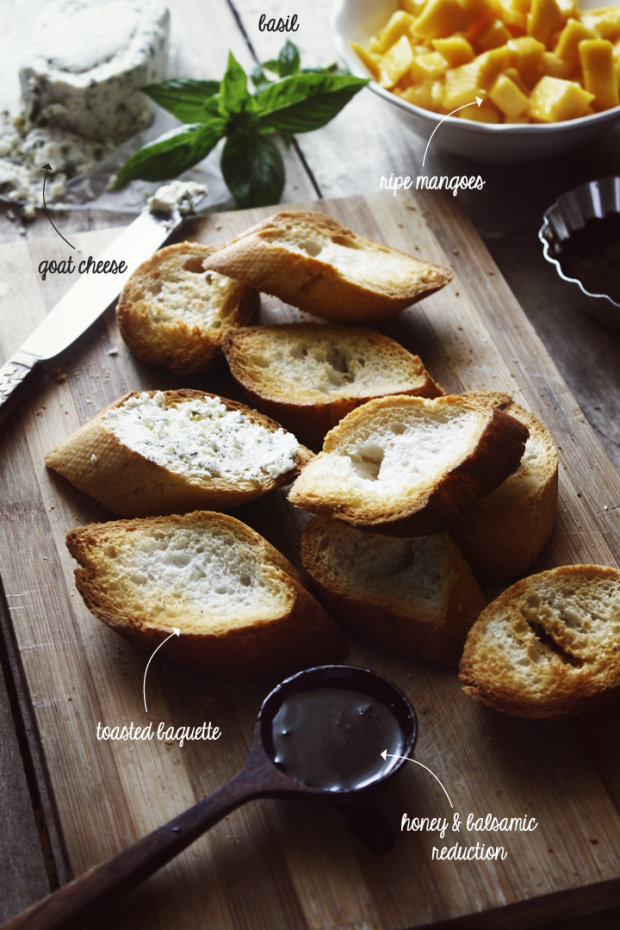 Mango Crostini 