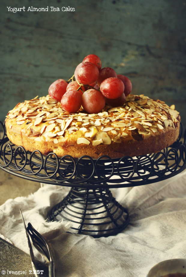 Yogurt Almond Cake 