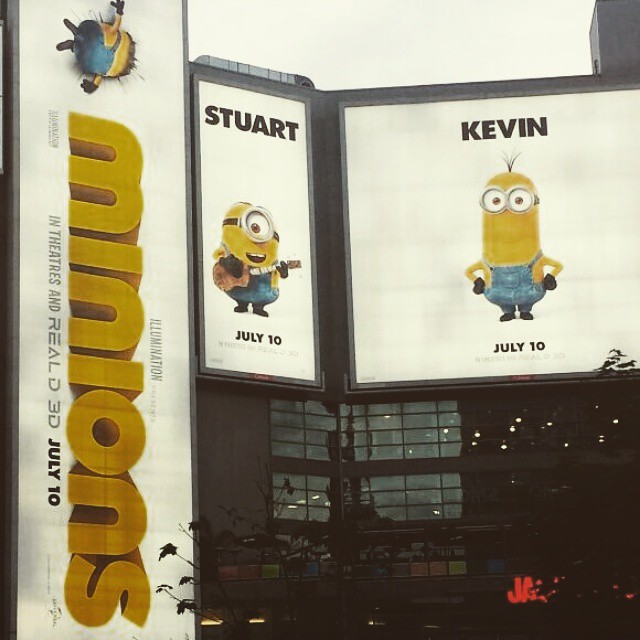 Waiting eagerly....#minions #despicableme #toronto #eatoncentre